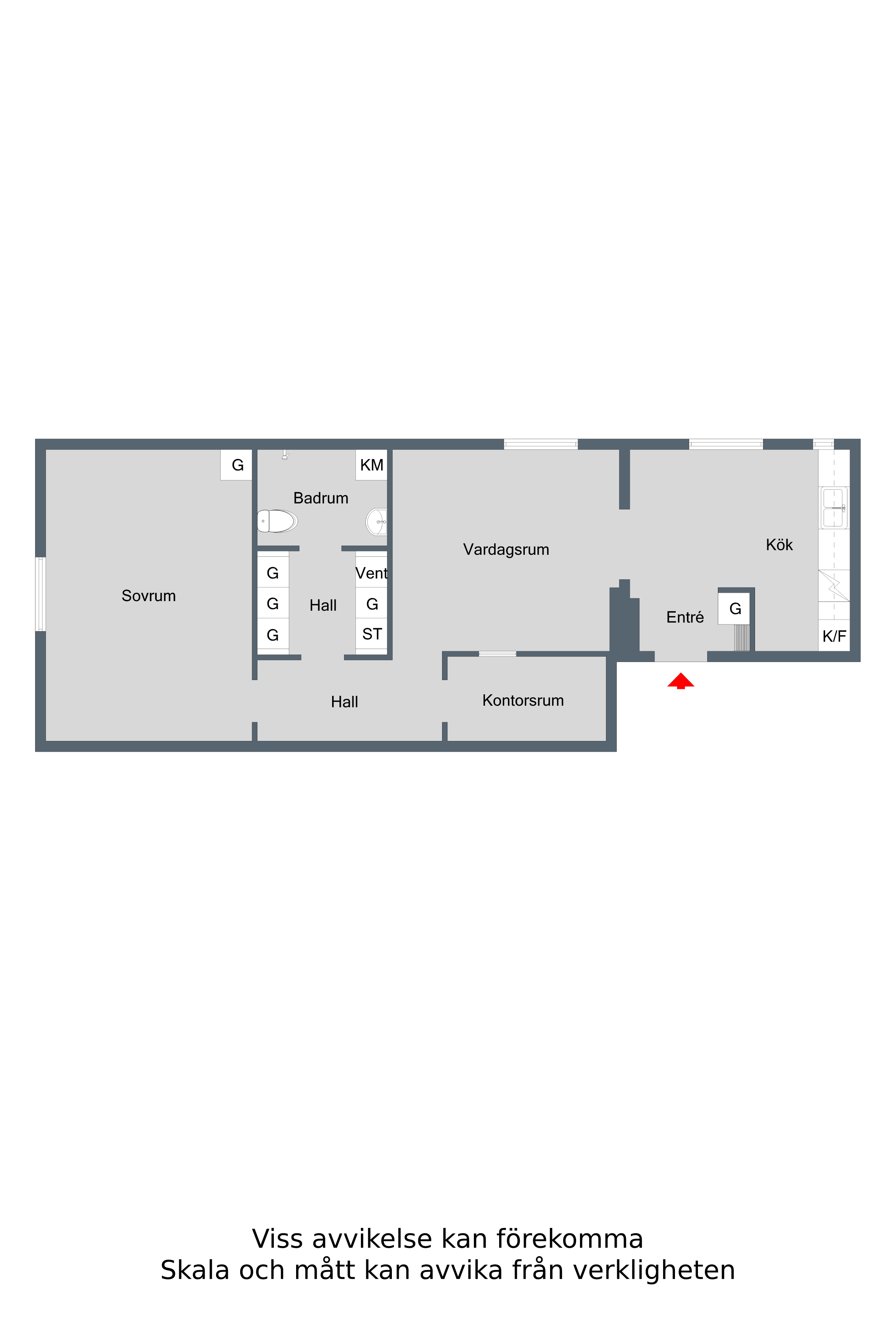 Lägenhet, 2 rooms, 78 sqm, Finspång – bild 3
