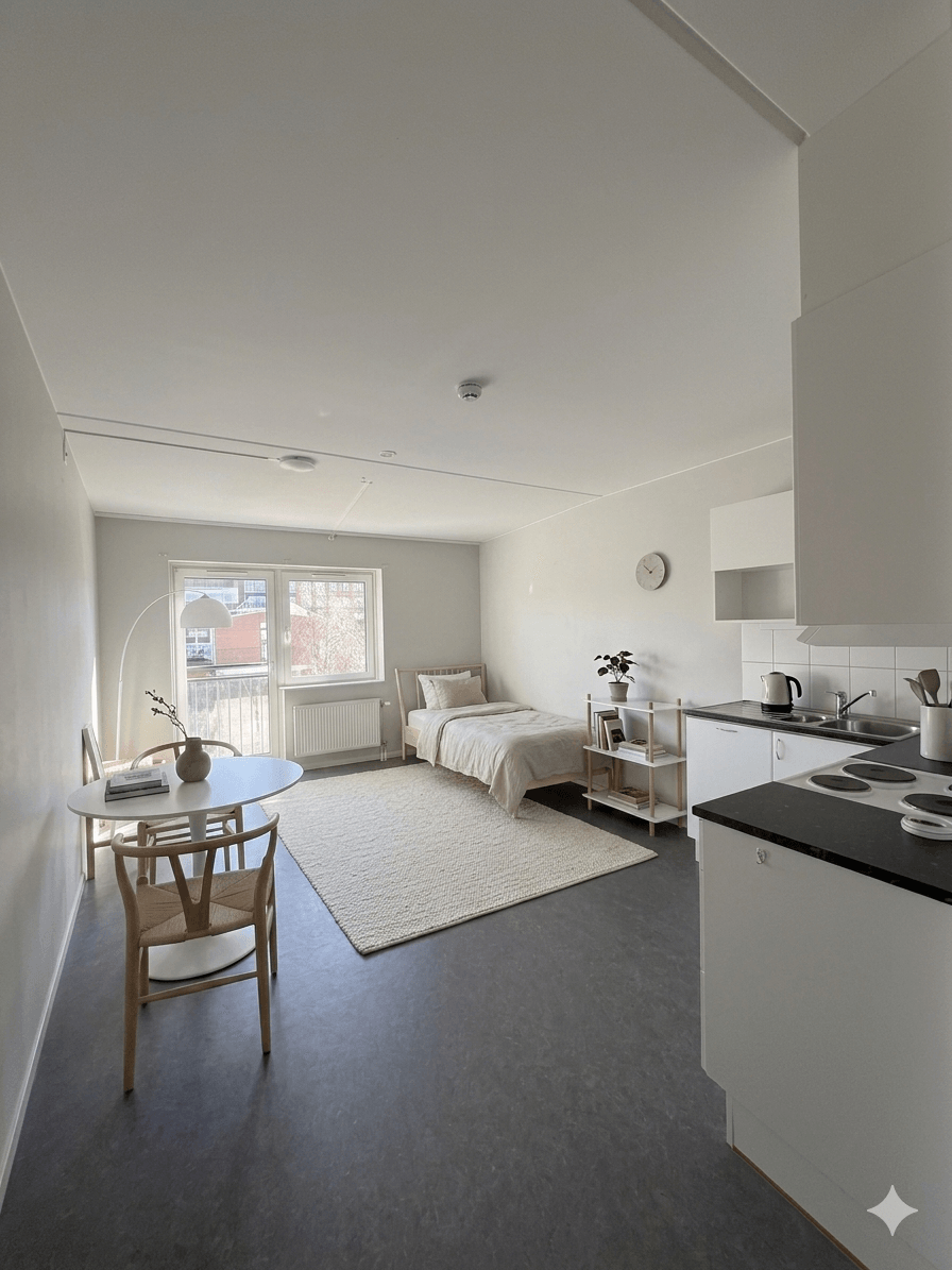 Lägenhet, 1 rooms, 29 sqm, Trollhättan