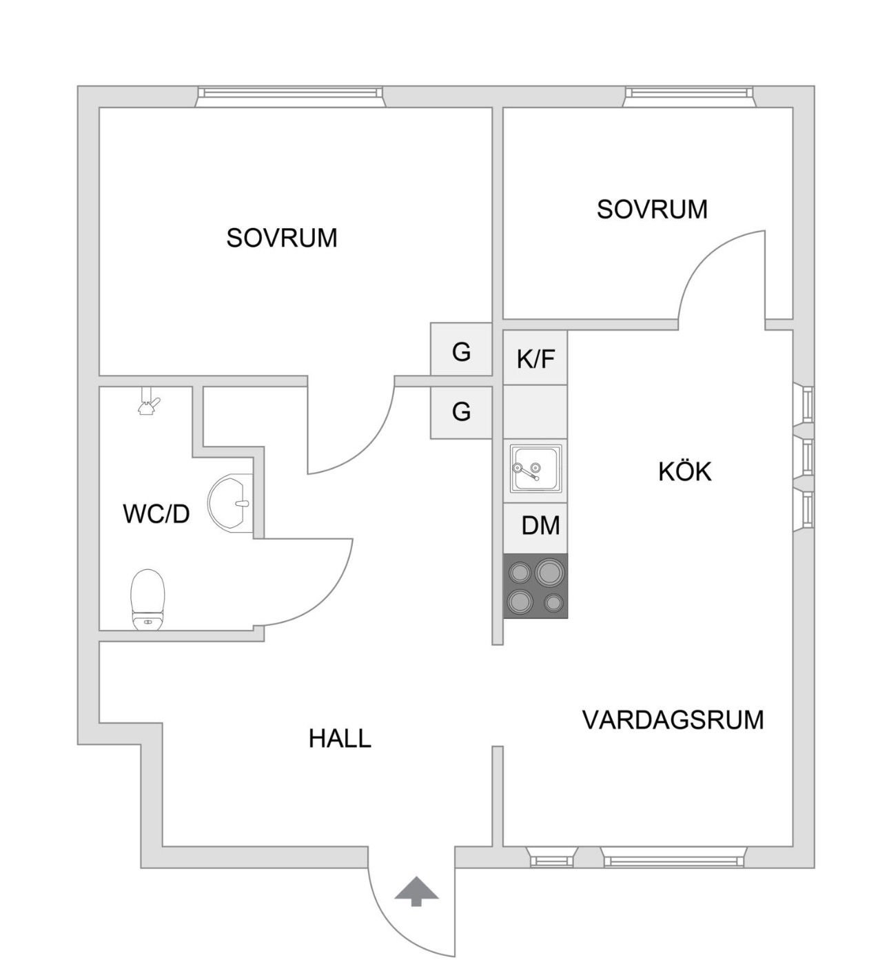 Stuga, 3 rooms, 45 sqm, Adelsö – bild 9