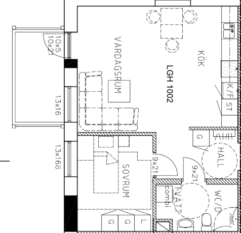 2 rok · 48 m² i Vårgårda – bild 2