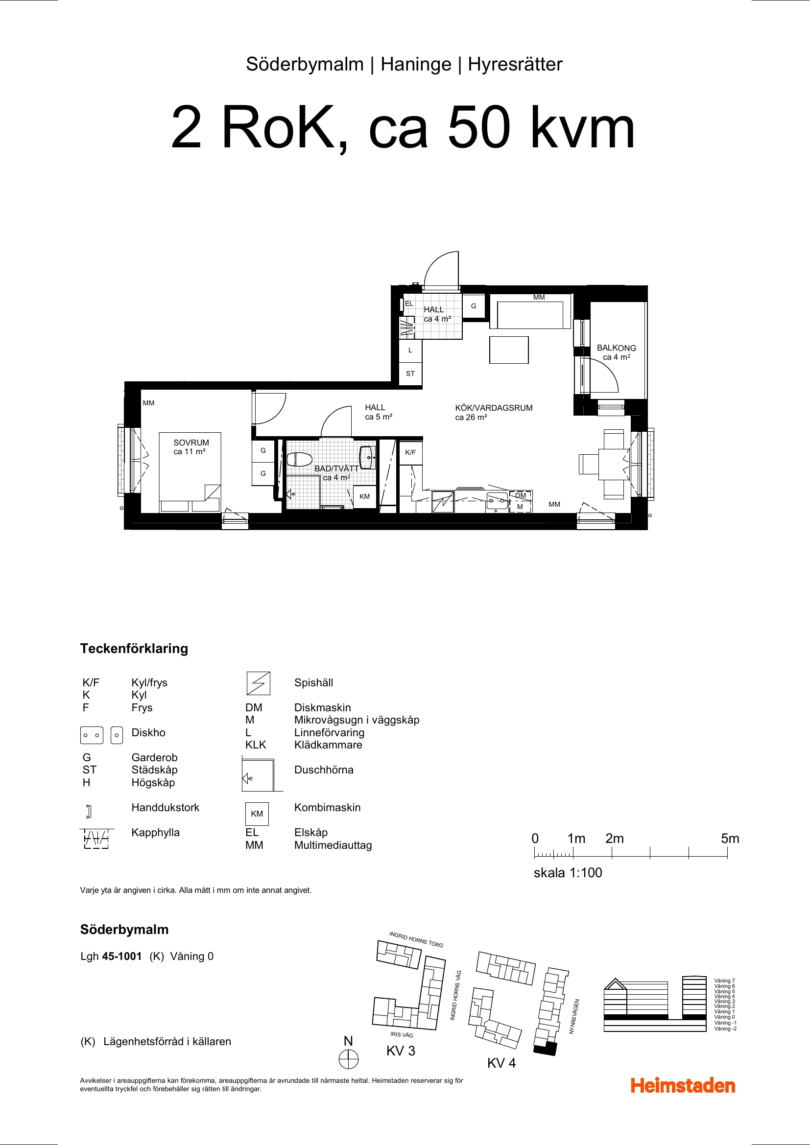 Lägenhet, 2 rooms, 49 sqm, Handen – bild 6