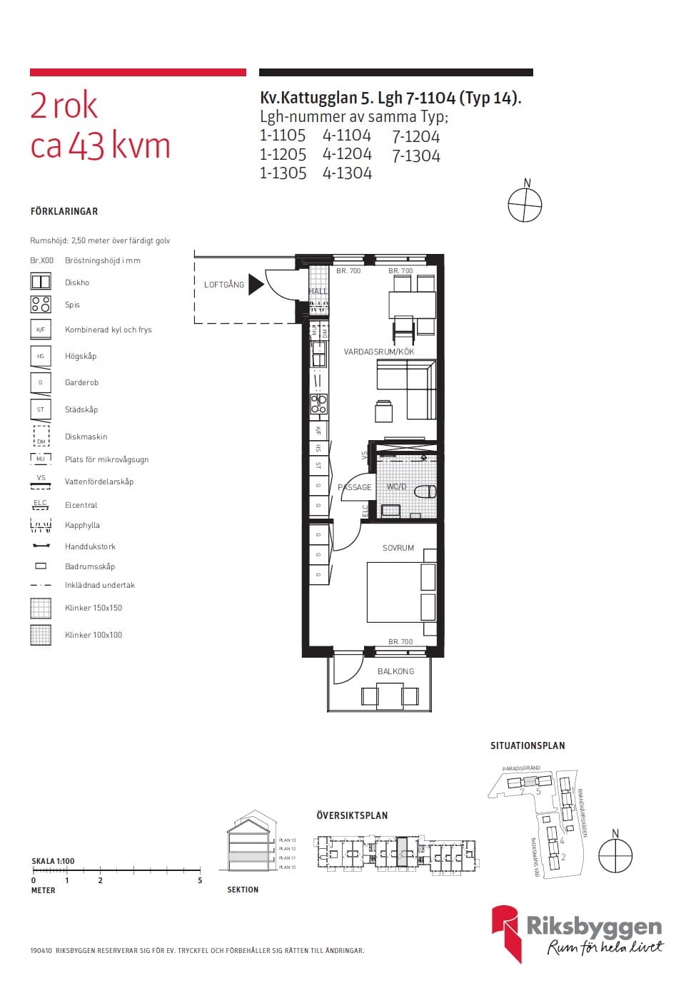 2 rok · 43 m² i Nyköping – bild 11