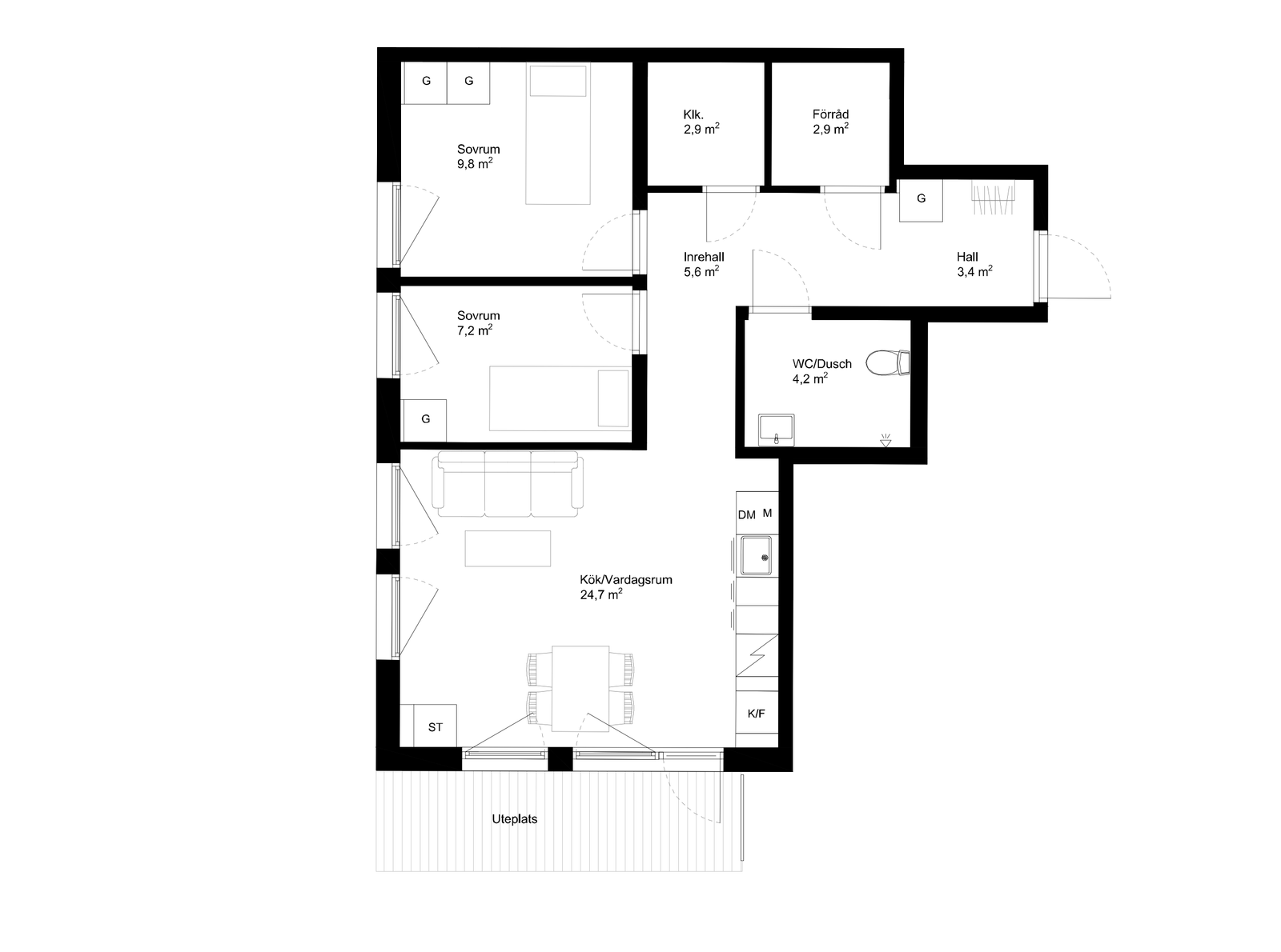 3 rok · 63 m² i Tumba – bild 5