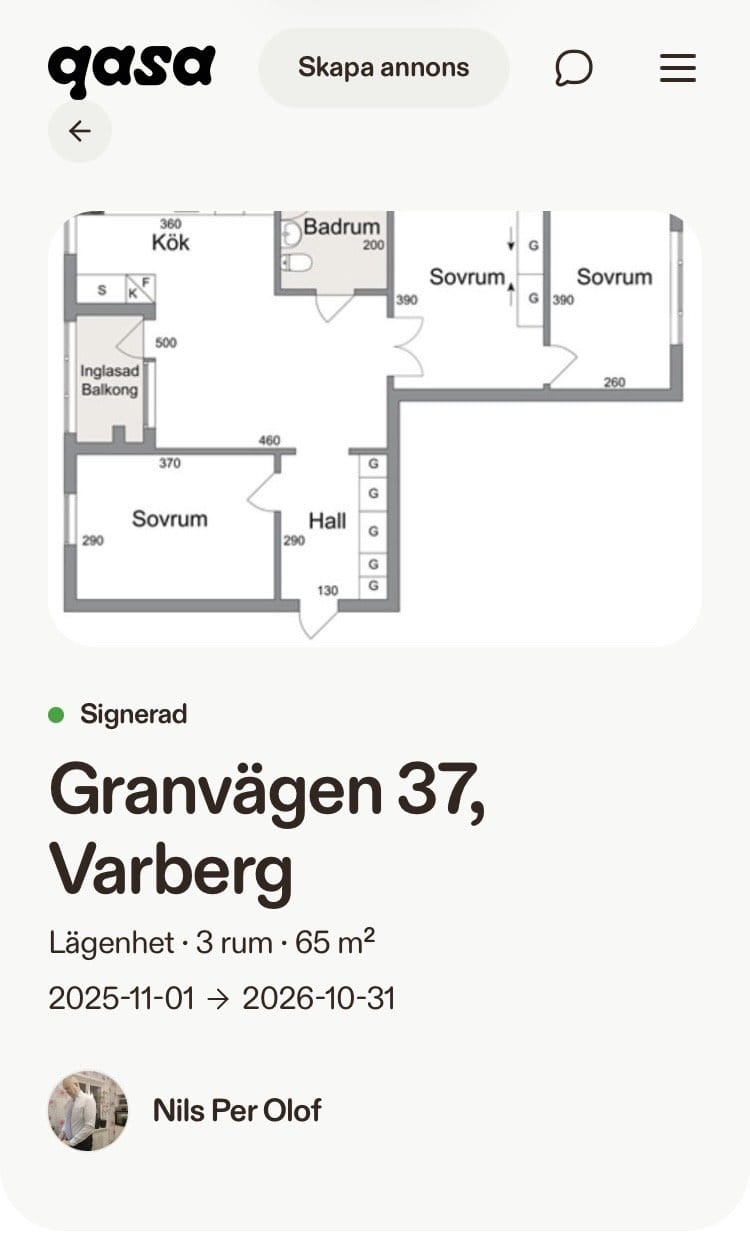 3 rok · 65 m² i Varberg – bild 2
