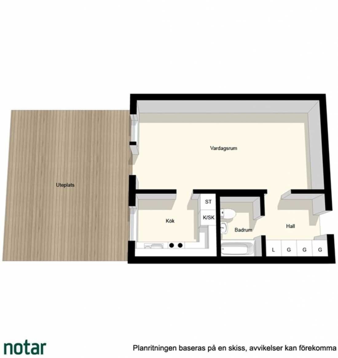 1 rok · 43 m² i Solna – bild 6