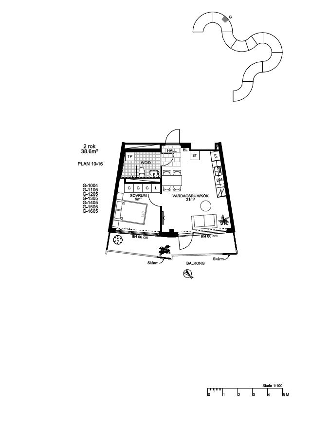 Lägenhet, 2 rooms, 39 sqm, Nynäshamn – bild 7