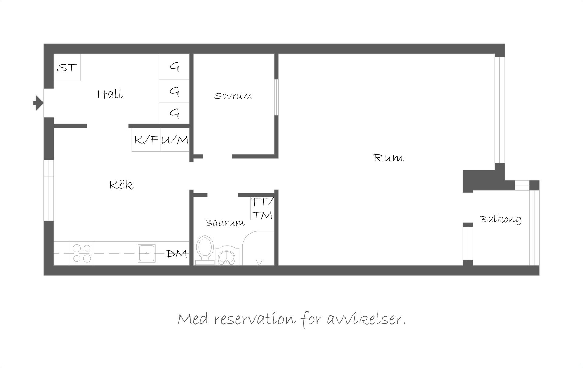 2 rok · 51 m² i Uppsala – bild 24