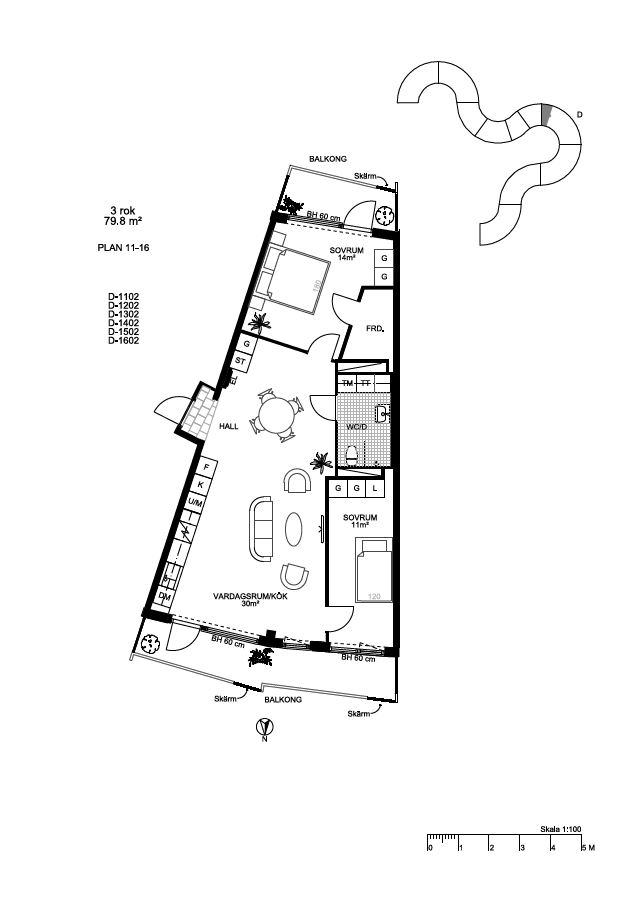 Lägenhet, 3 rooms, 80 sqm, Nynäshamn – bild 5