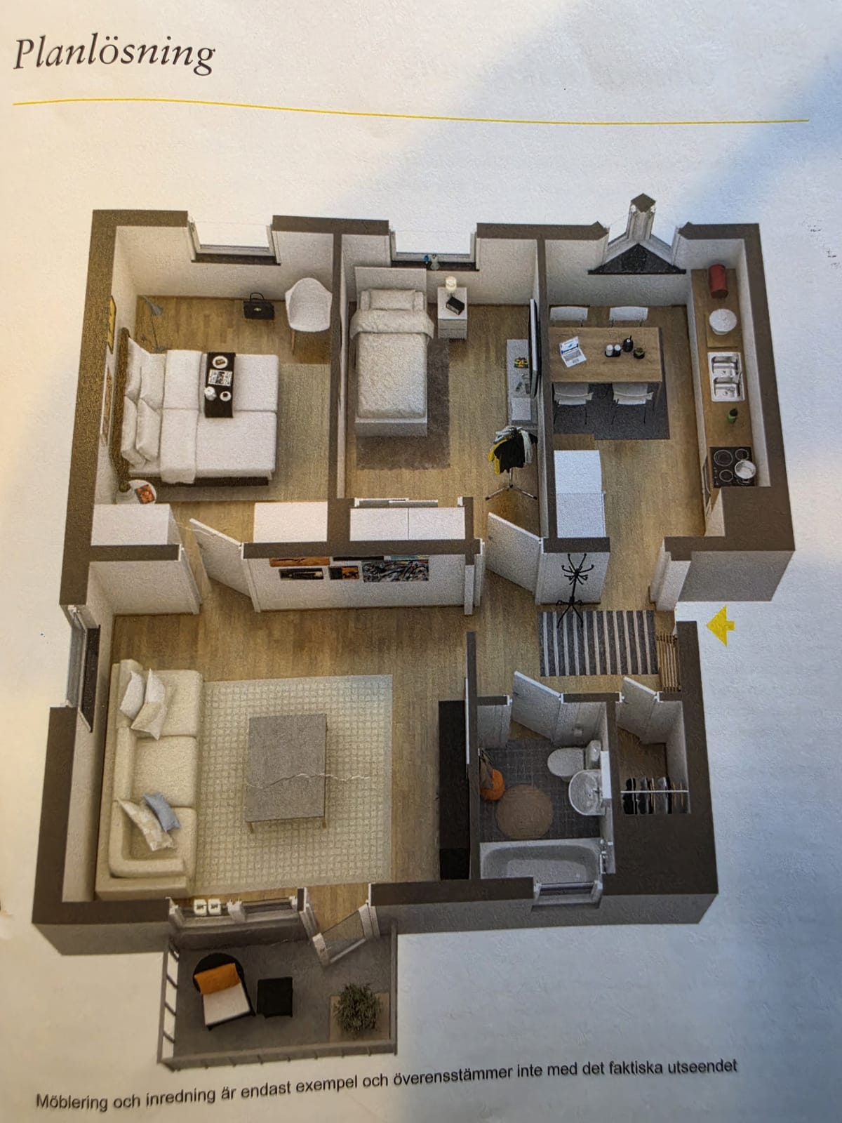 Lägenhet, 3 rooms, 65 sqm, Göteborg