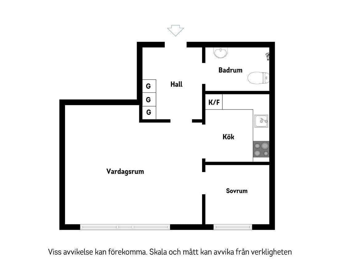 2 rok · 38 m² i Sundbyberg – bild 11