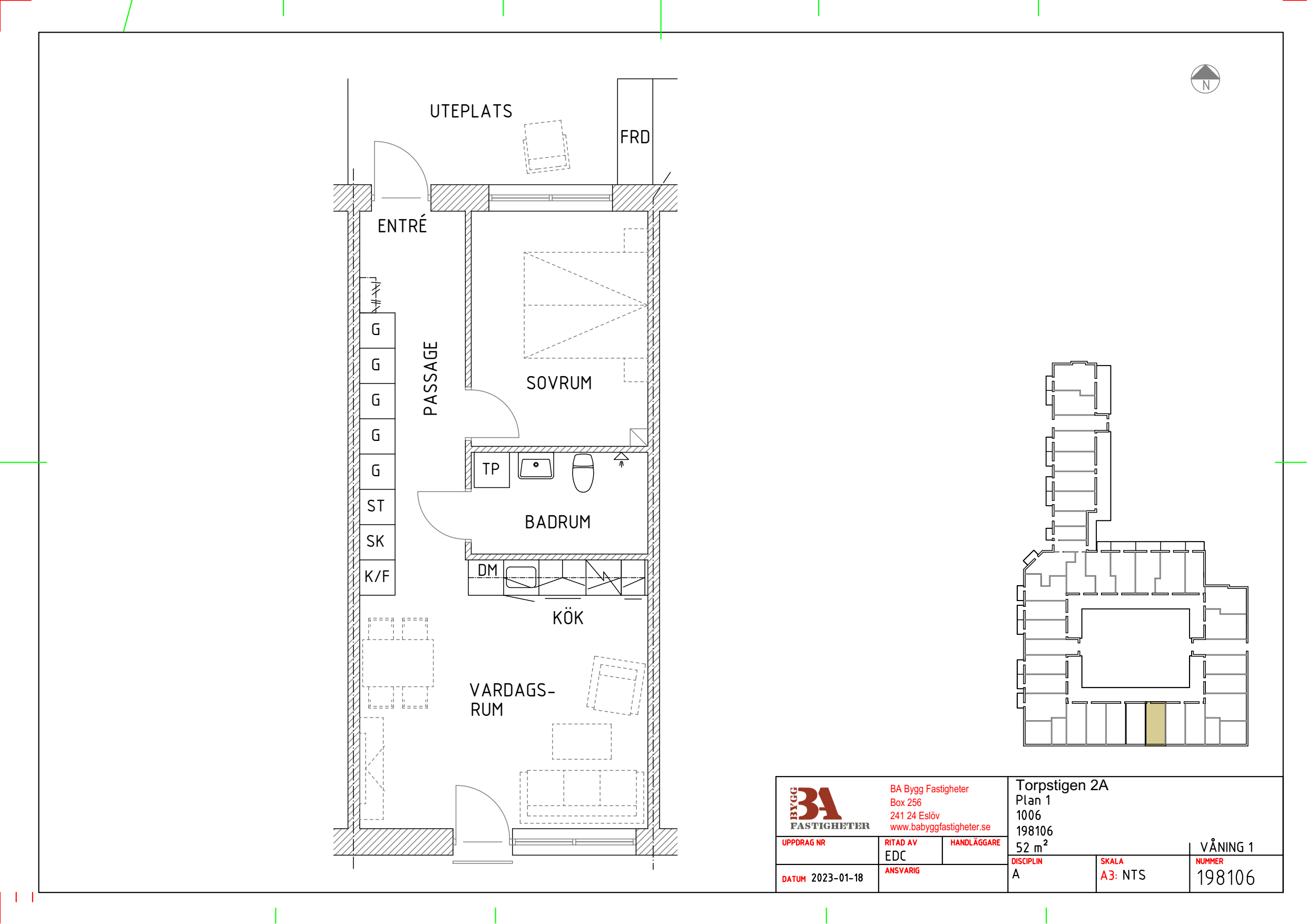 Lägenhet, 2 rooms, 52 sqm, Eslöv – bild 11
