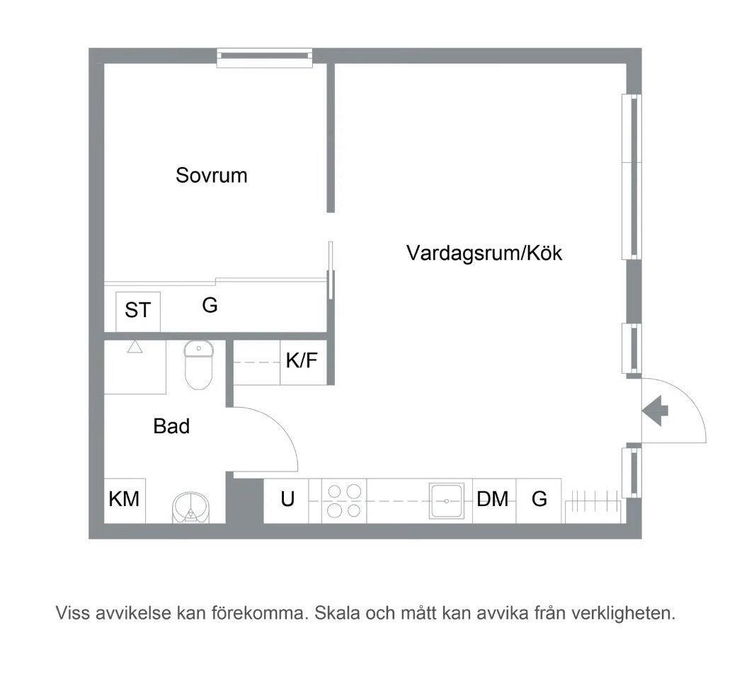 Lägenhet, 2 rooms, 46 sqm, Höllviken – bild 6