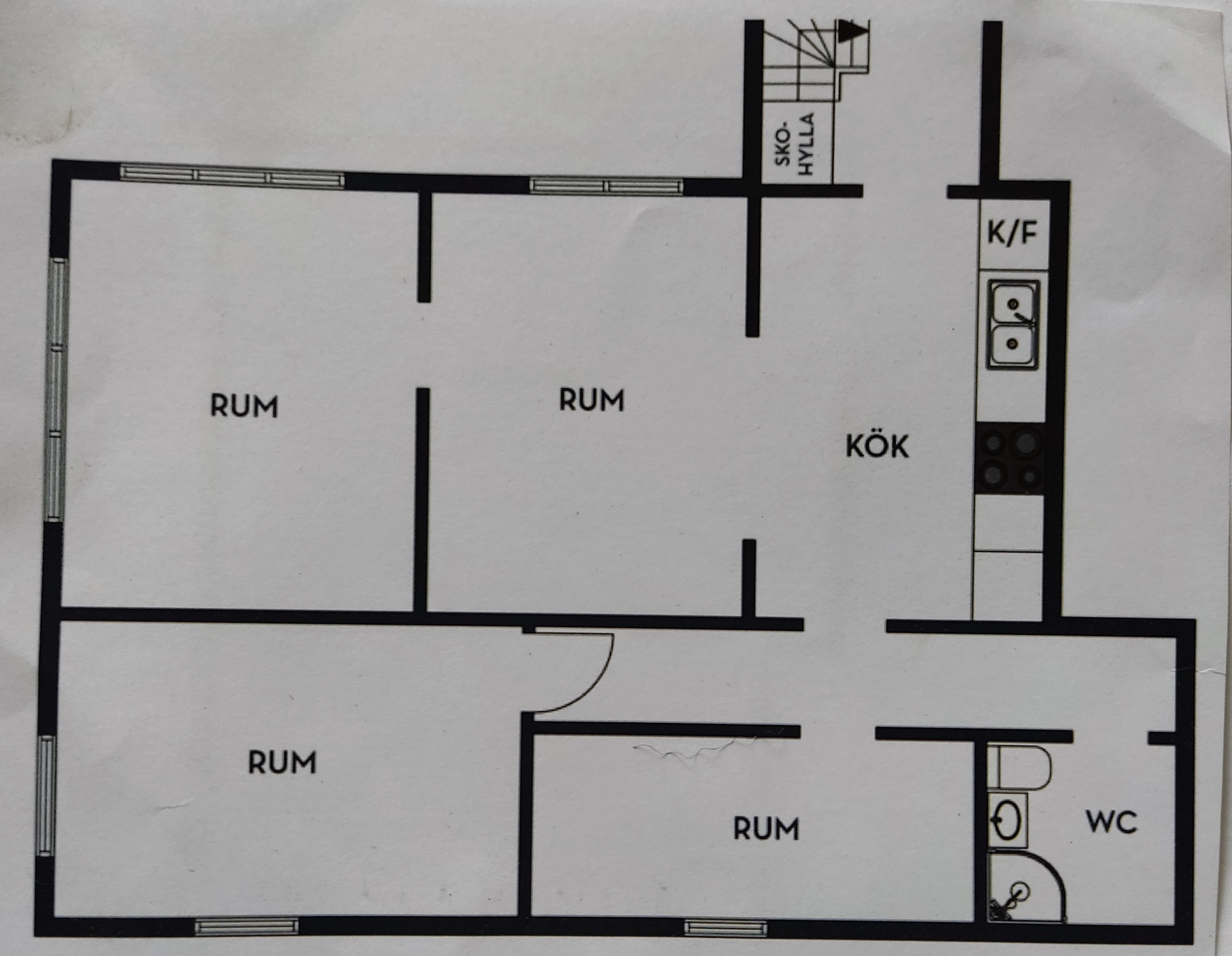 Lägenhet, 4 rooms, 95 sqm, Riala – bild 7