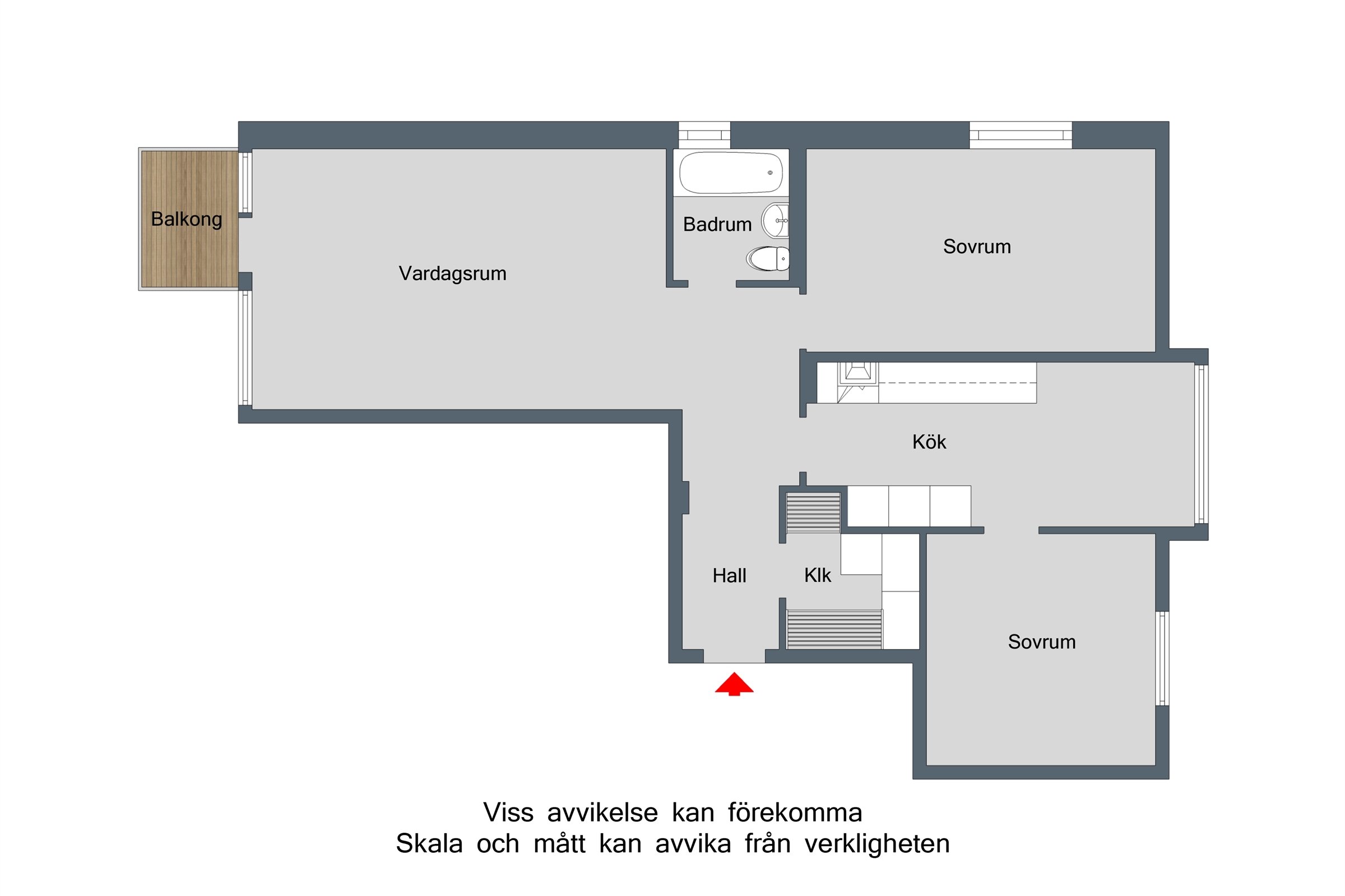 Lägenhet, 3 rooms, 78 sqm, Finspång – bild 9