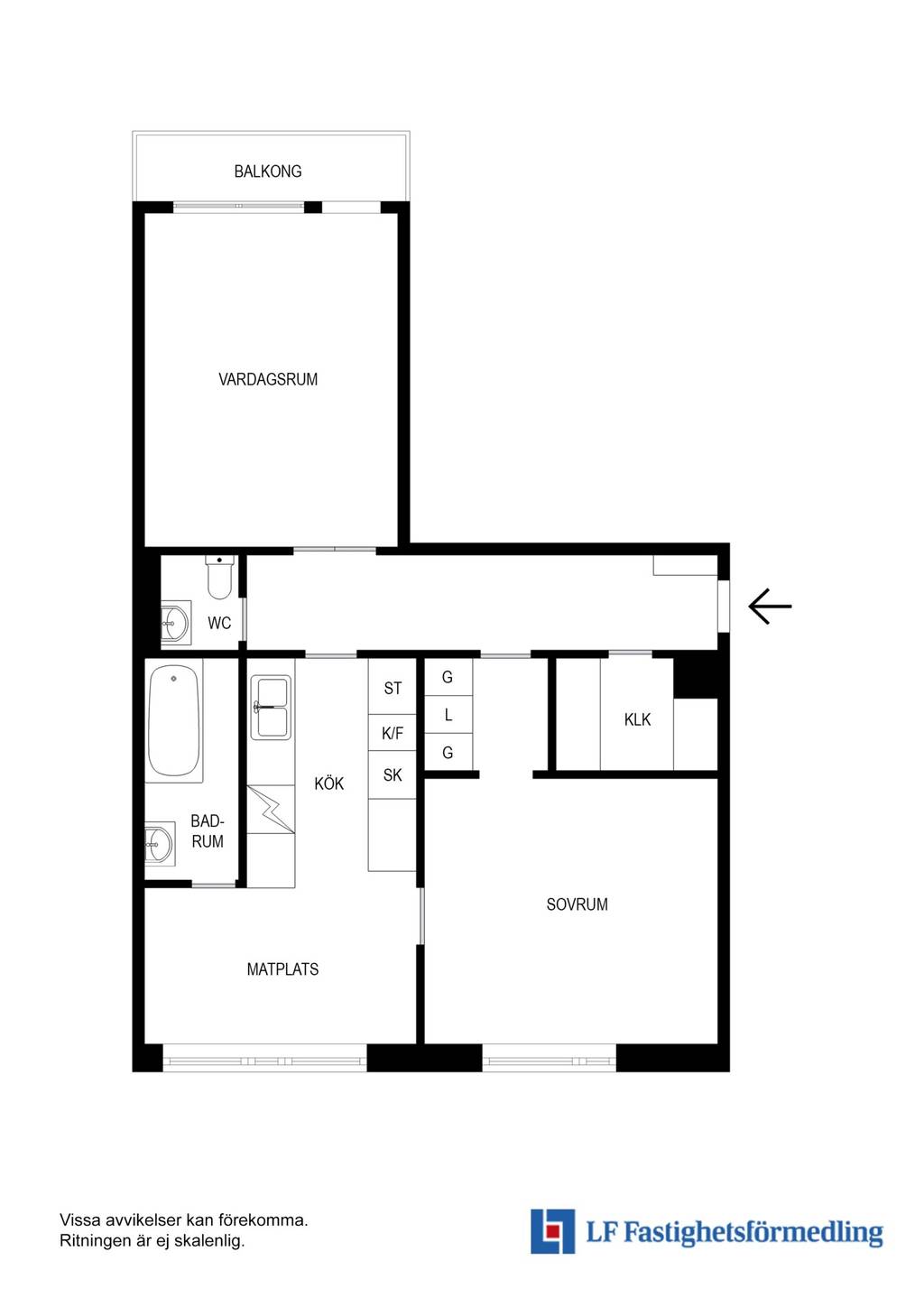 Lägenhet, 2 rooms, 71 sqm, Sundbyberg – bild 4