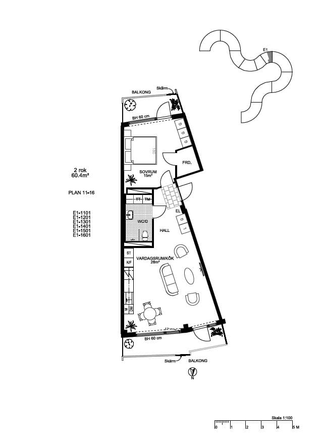 2 rok · 60 m² i Nynäshamn – bild 5