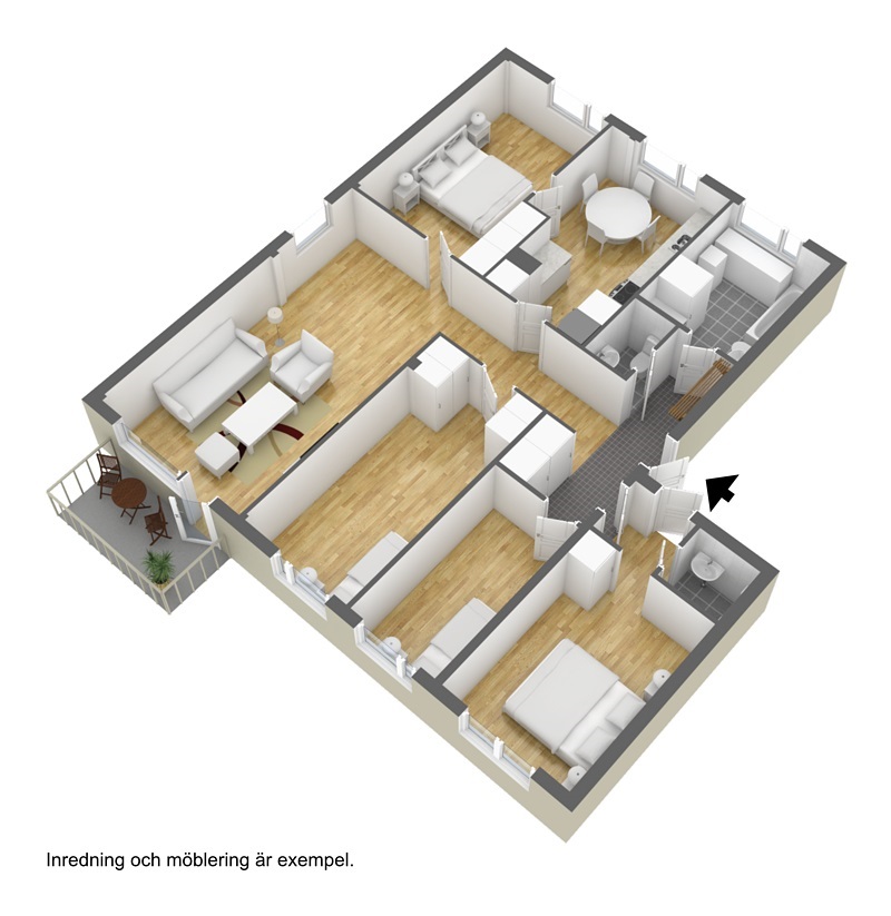 5 rok · 105 m² i Linköping – bild 2