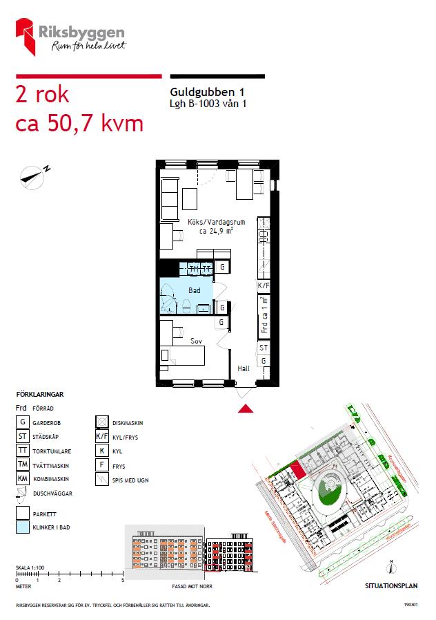 Lägenhet, 2 rooms, 50 sqm, Helsingborg – bild 7