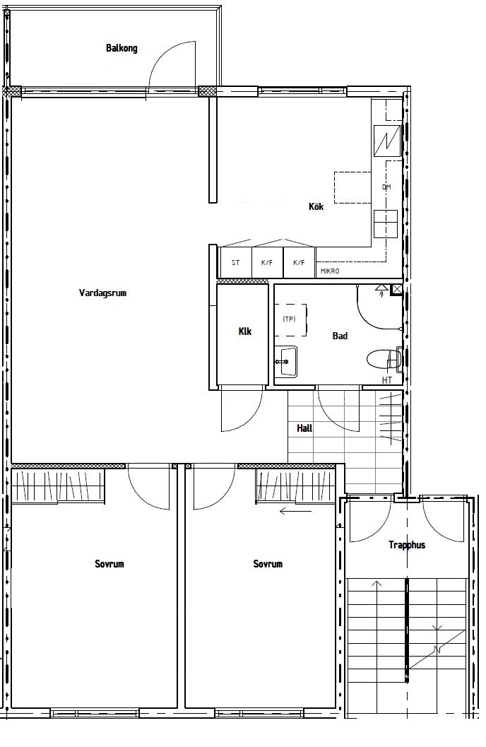 Lägenhet, 3 rooms, 83 sqm, GÖTEBORG