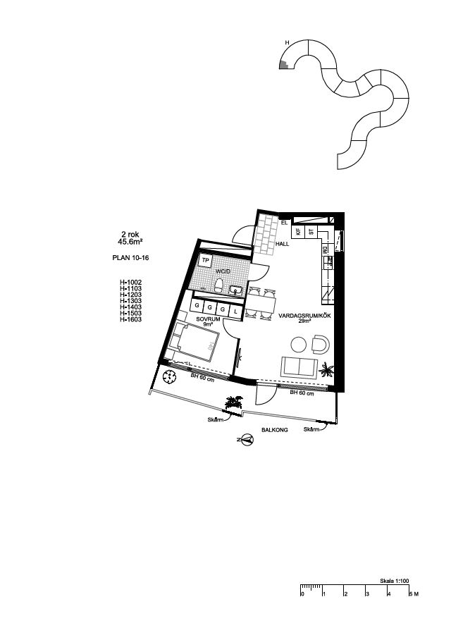 Lägenhet, 2 rooms, 46 sqm, Nynäshamn – bild 6