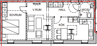 2 rok · 56 m² i Sandviken – bild 7