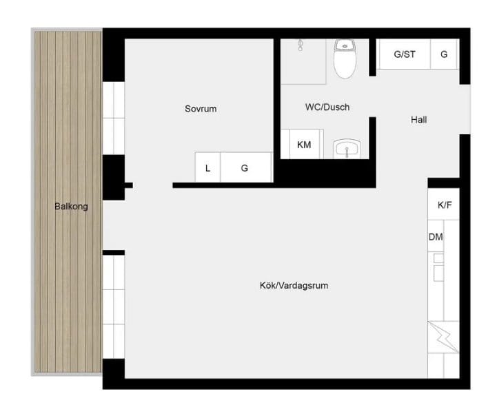 2 rok · 44 m² i Huddinge – bild 14