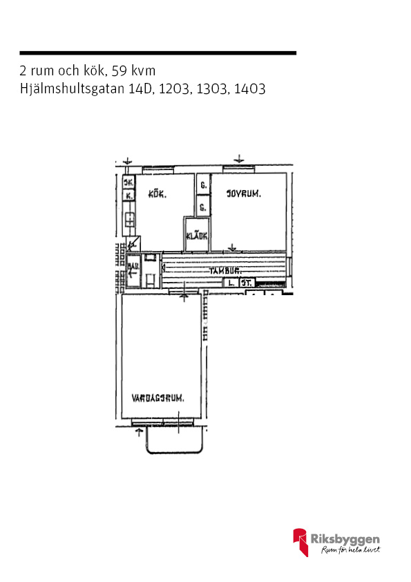 Lägenhet, 2 rooms, 57 sqm, Helsingborg – bild 12
