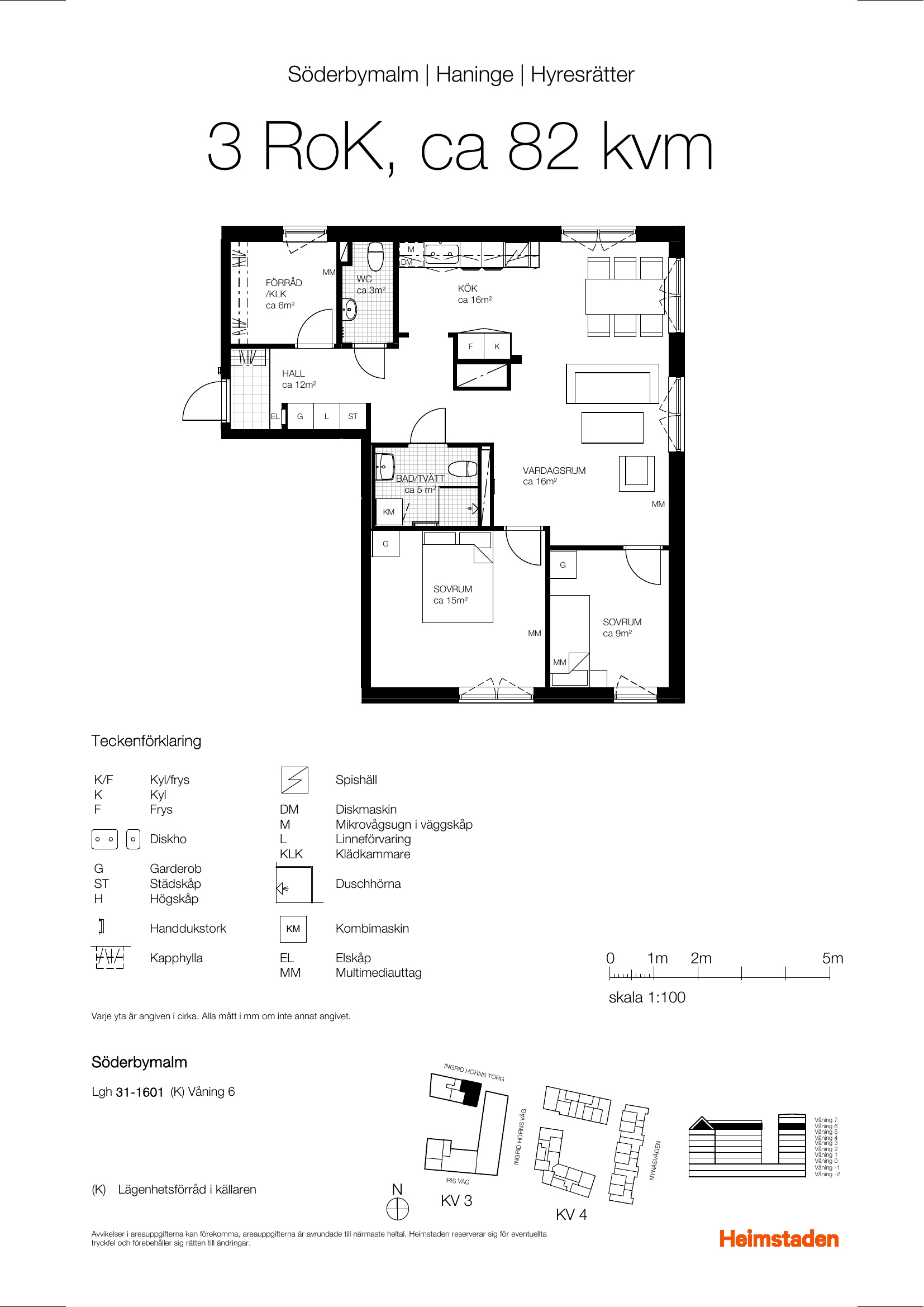 3 rok · 81 m² i Handen – bild 5