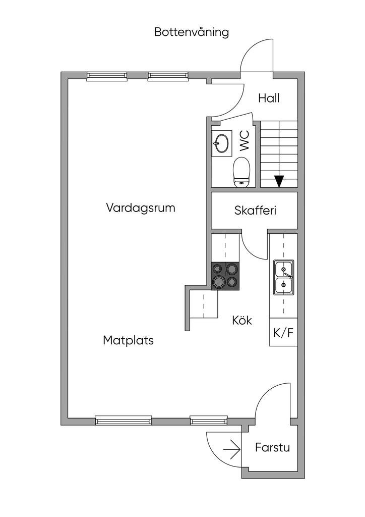 Duplex, 3 rooms, 100 sqm, Trelleborg – bild 18