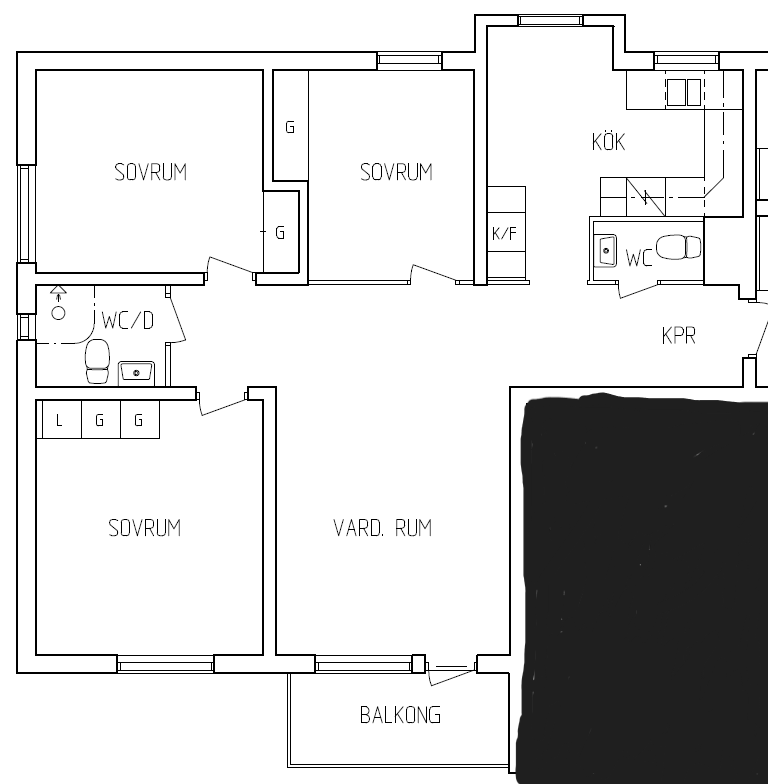 4 rok · 84 m² i Borås – bild 9