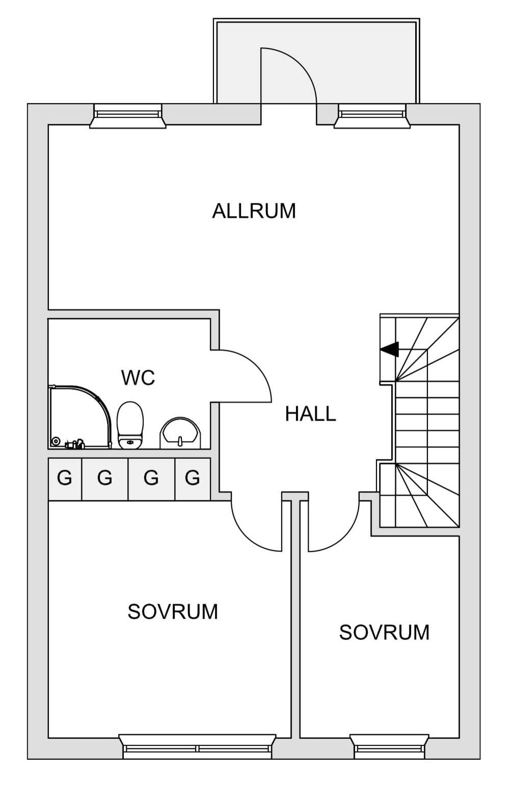 4 rok · 99 m² i Skellefteå – bild 15
