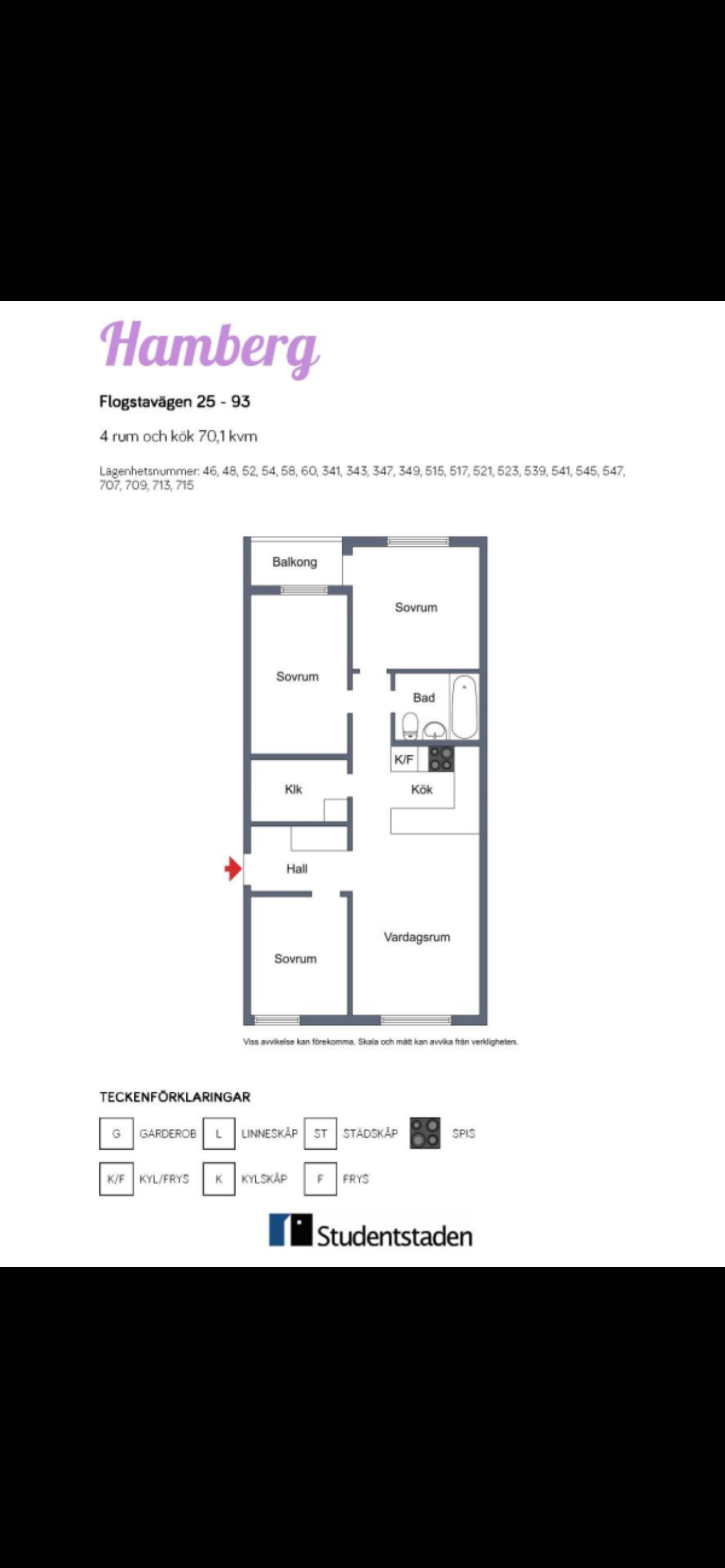 4 rok · 70 m² i Uppsala – Uppsala