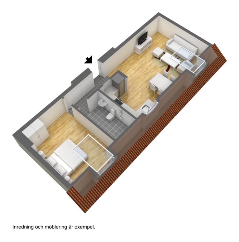 2 rok · 51 m² i Helsingborg – bild 2