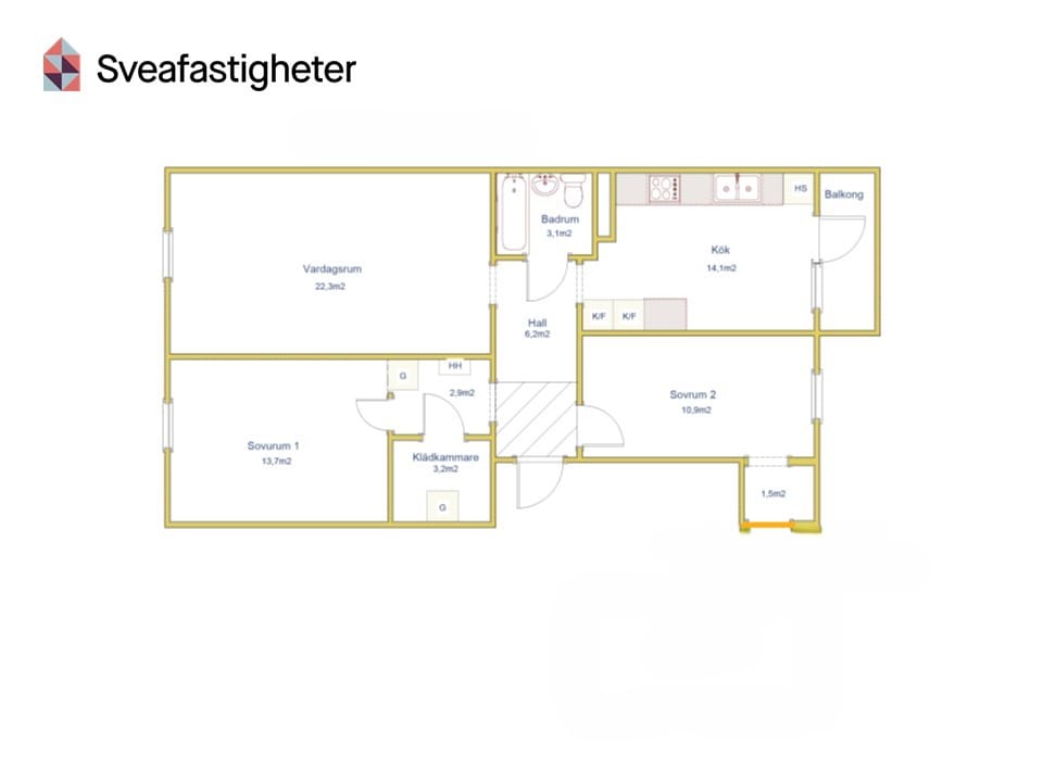 3 rok · 77 m² i Mörrum – bild 11