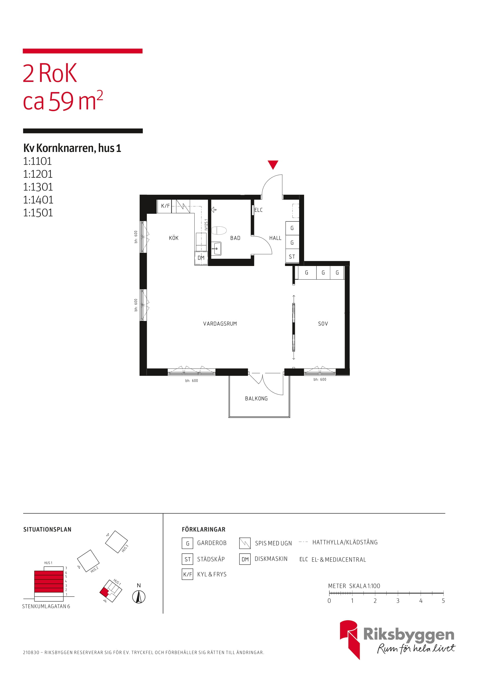 Lägenhet, 2 rooms, 59 sqm, Västerås – bild 17