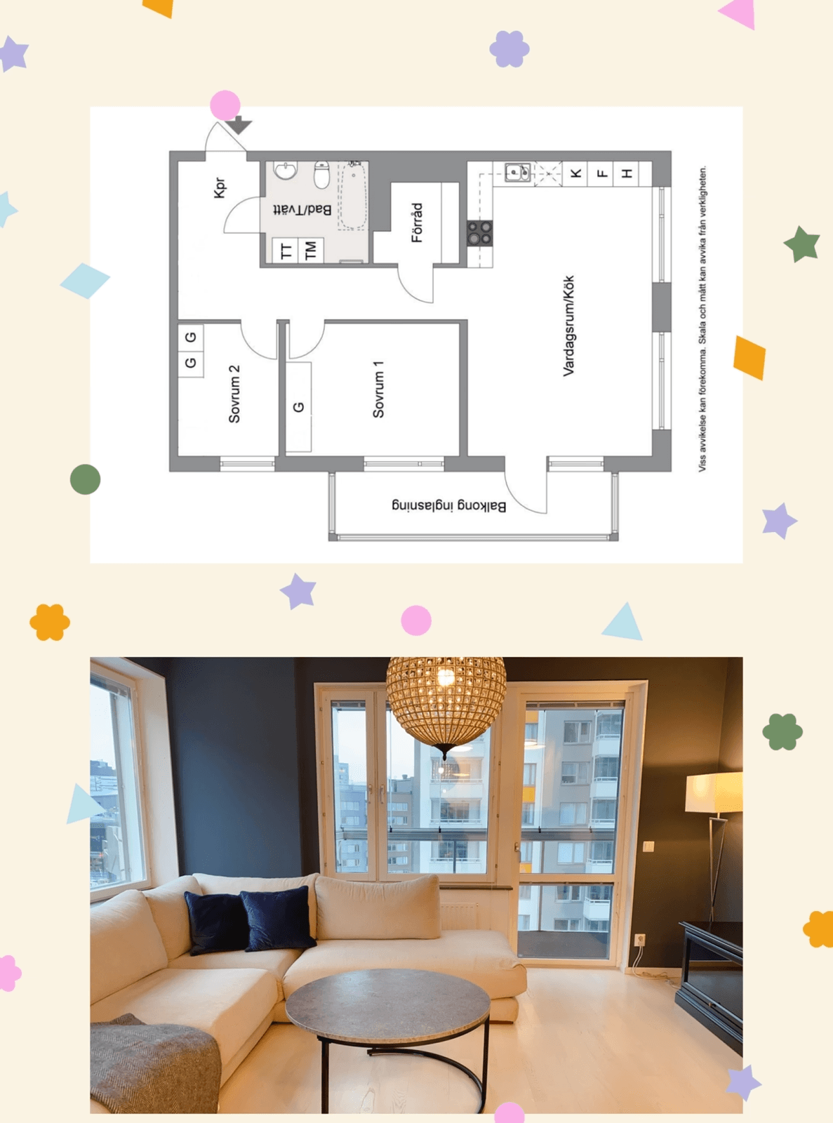 Lägenhet, 3 rooms, 73 sqm, Solna