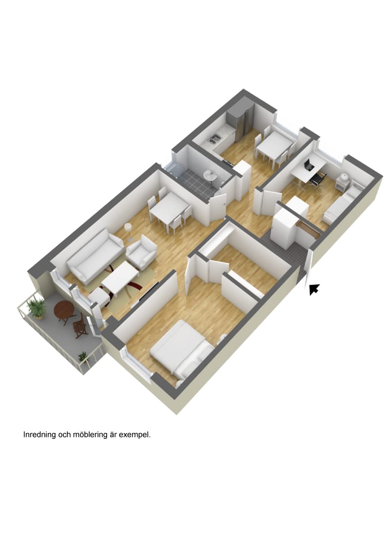 3 rok · 75 m² i Borås – bild 9