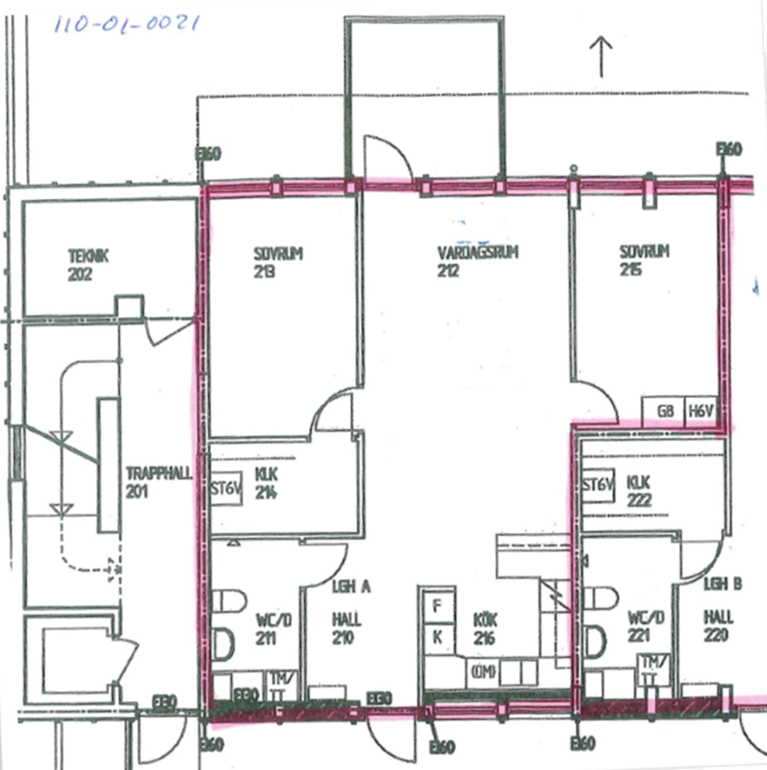 Lägenhet, 3 rooms, 73 sqm, Lessebo – Lessebo