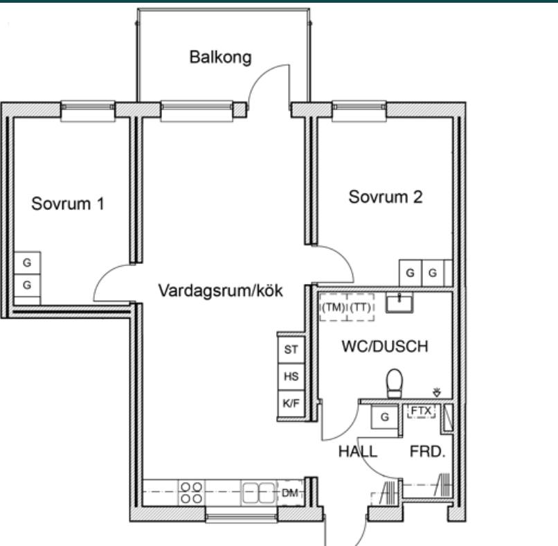 Lägenhet, 3 rooms, 72 sqm, Märsta – Märsta