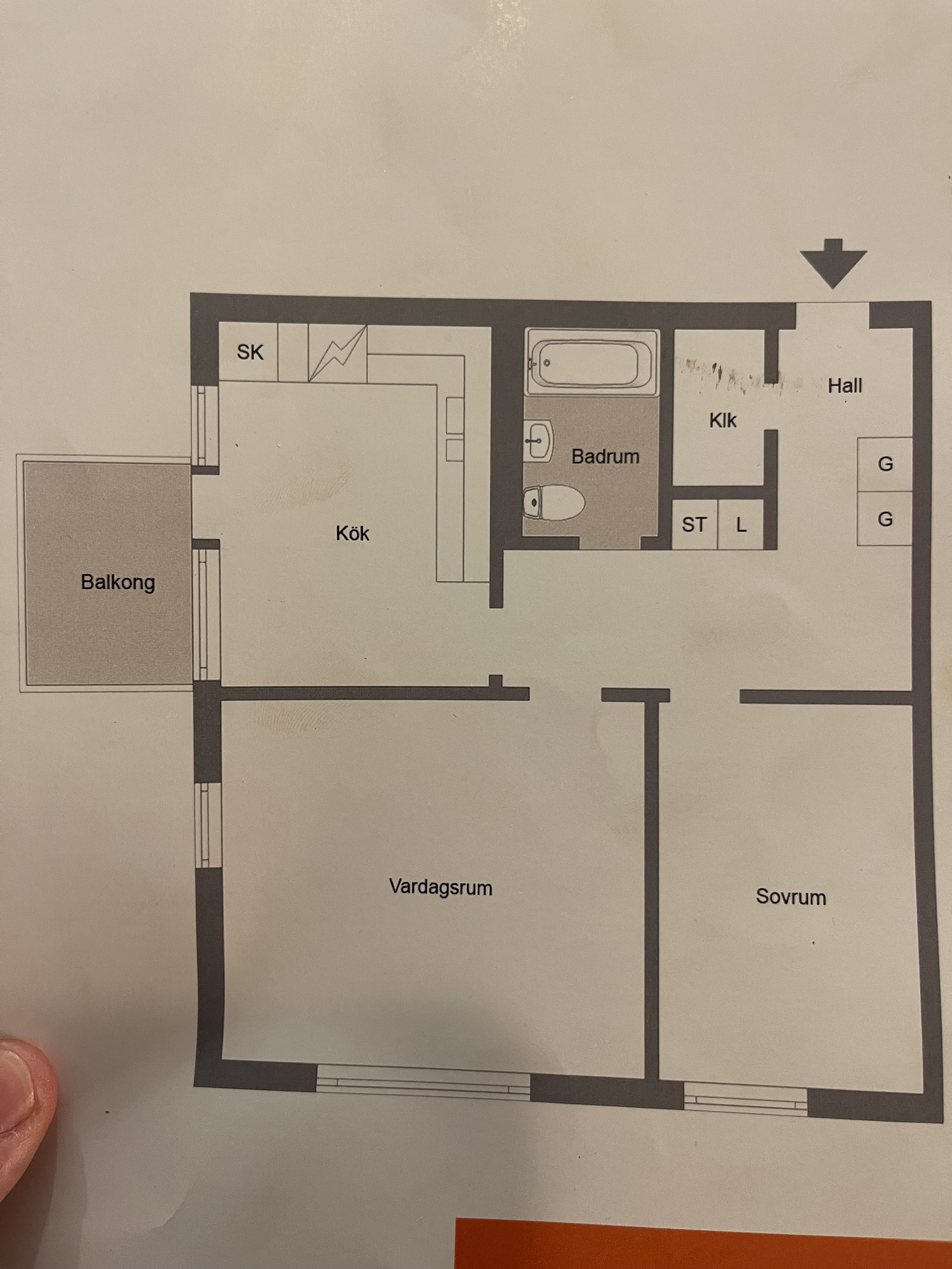 Lägenhet, 2 rooms, 65 sqm, Sparreholm – Sparreholm