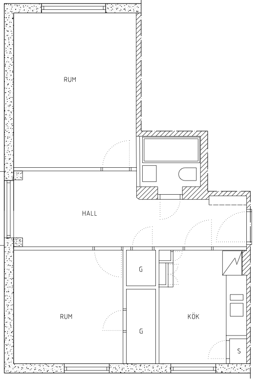 Lägenhet, 2 rooms, 55 sqm, Köping – bild 9