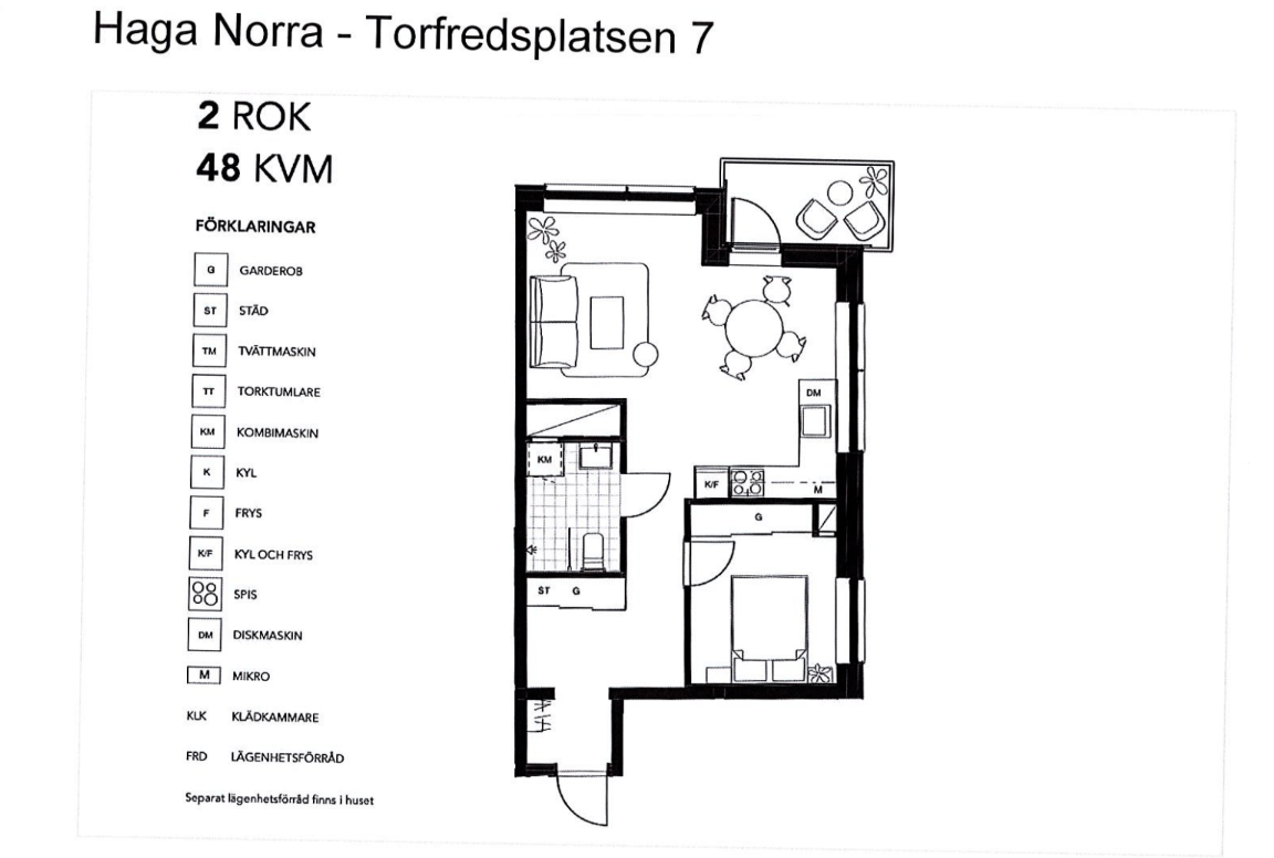 2 rok · 48 m² i SOLNA – bild 13