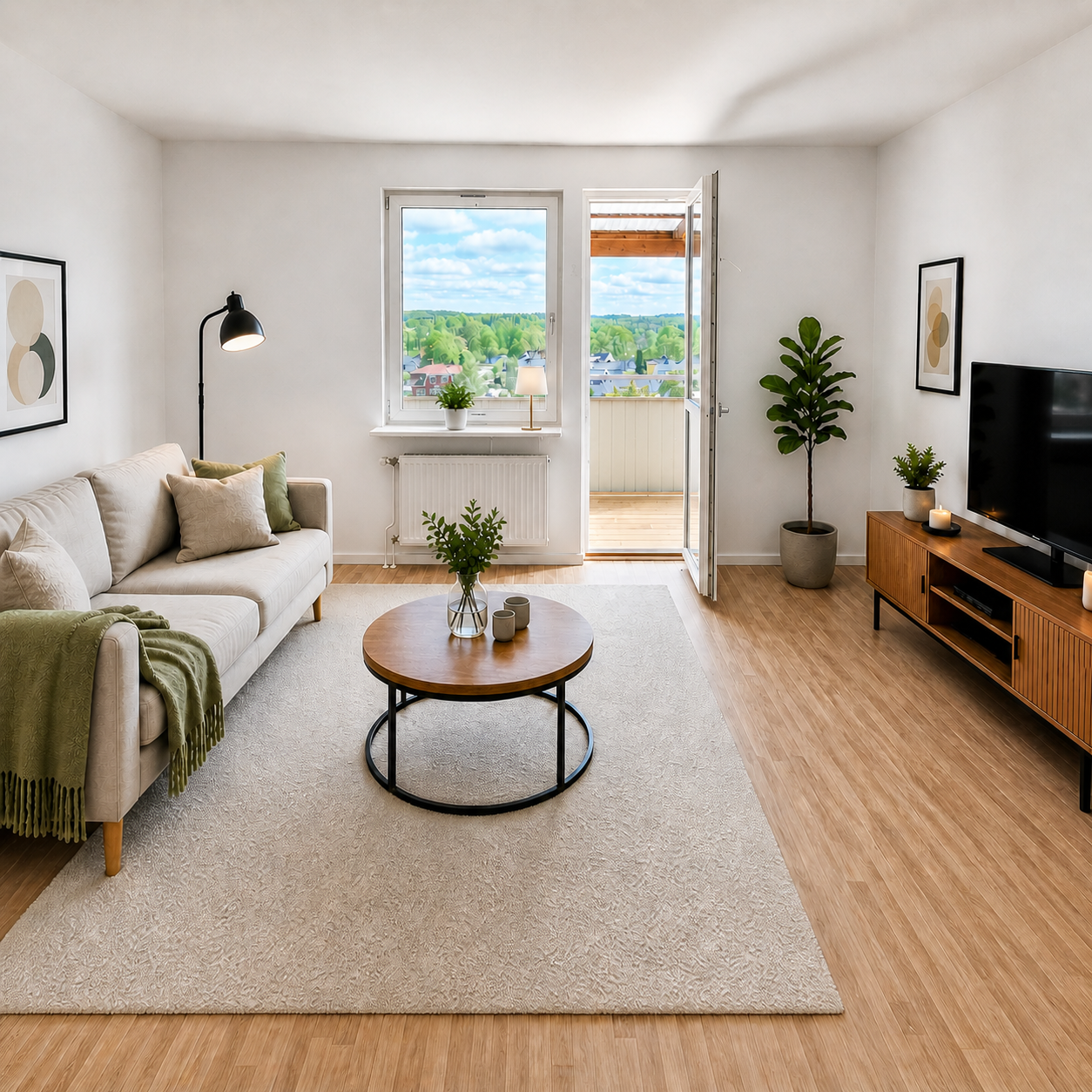 Lägenhet, 3 rooms, 62 sqm, Virserum – Virserum