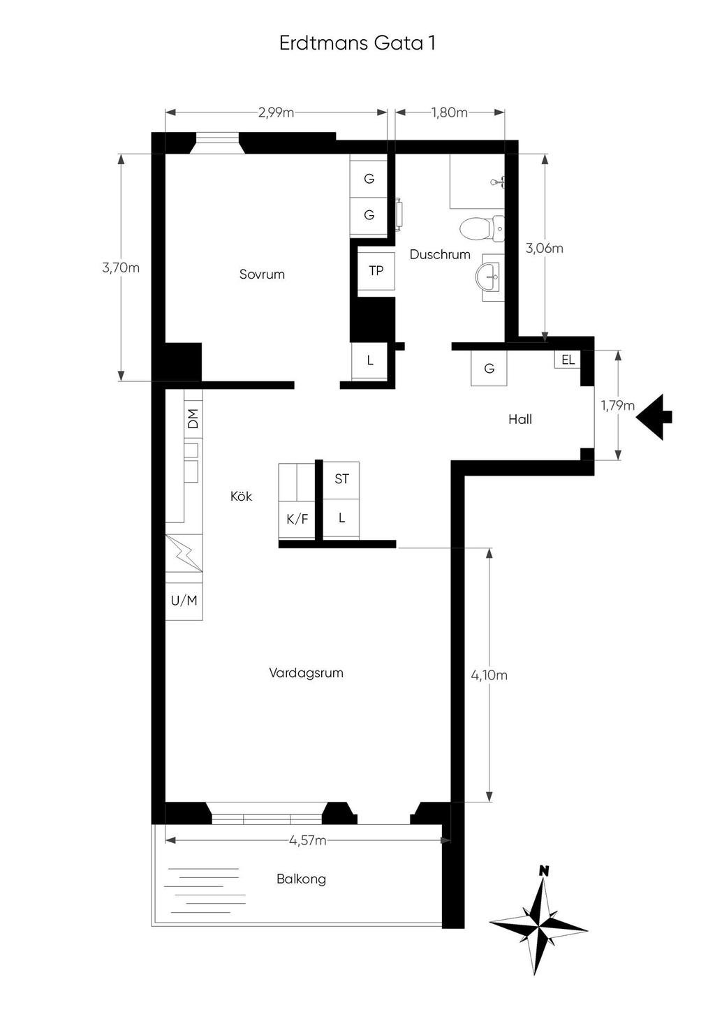Lägenhet, 3 rooms, 85 sqm, Linköping – bild 21