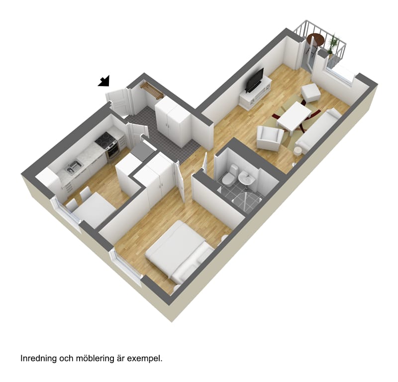 2 rok · 50 m² i Borås – bild 2