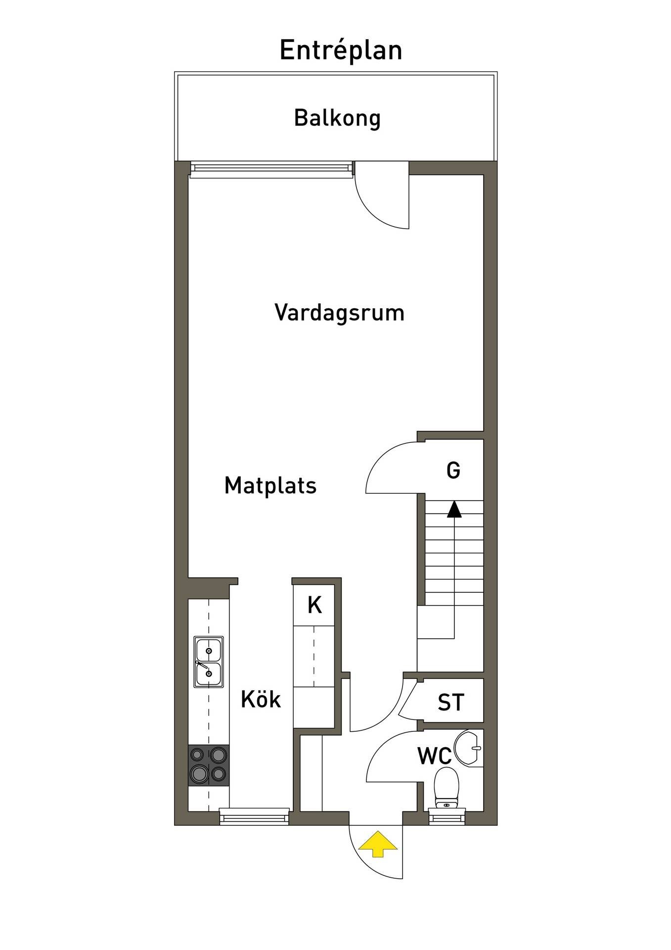 Lägenhet, 4 rooms, 85 sqm, Gimo – bild 13