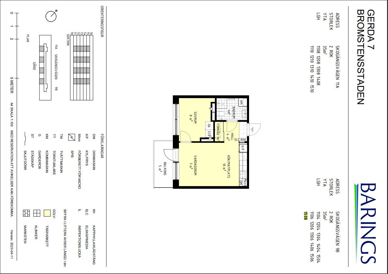 Lägenhet, 2 rooms, 35 sqm, Spånga – Spånga