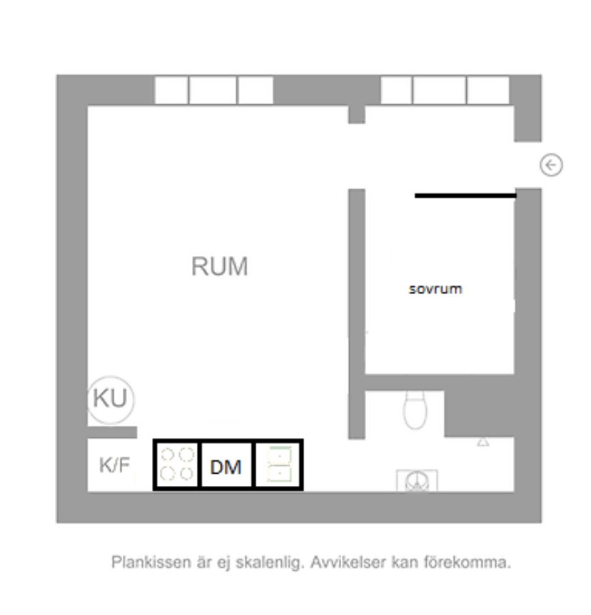 Lägenhet, 2 rooms, 33 sqm, Stockholm – bild 9