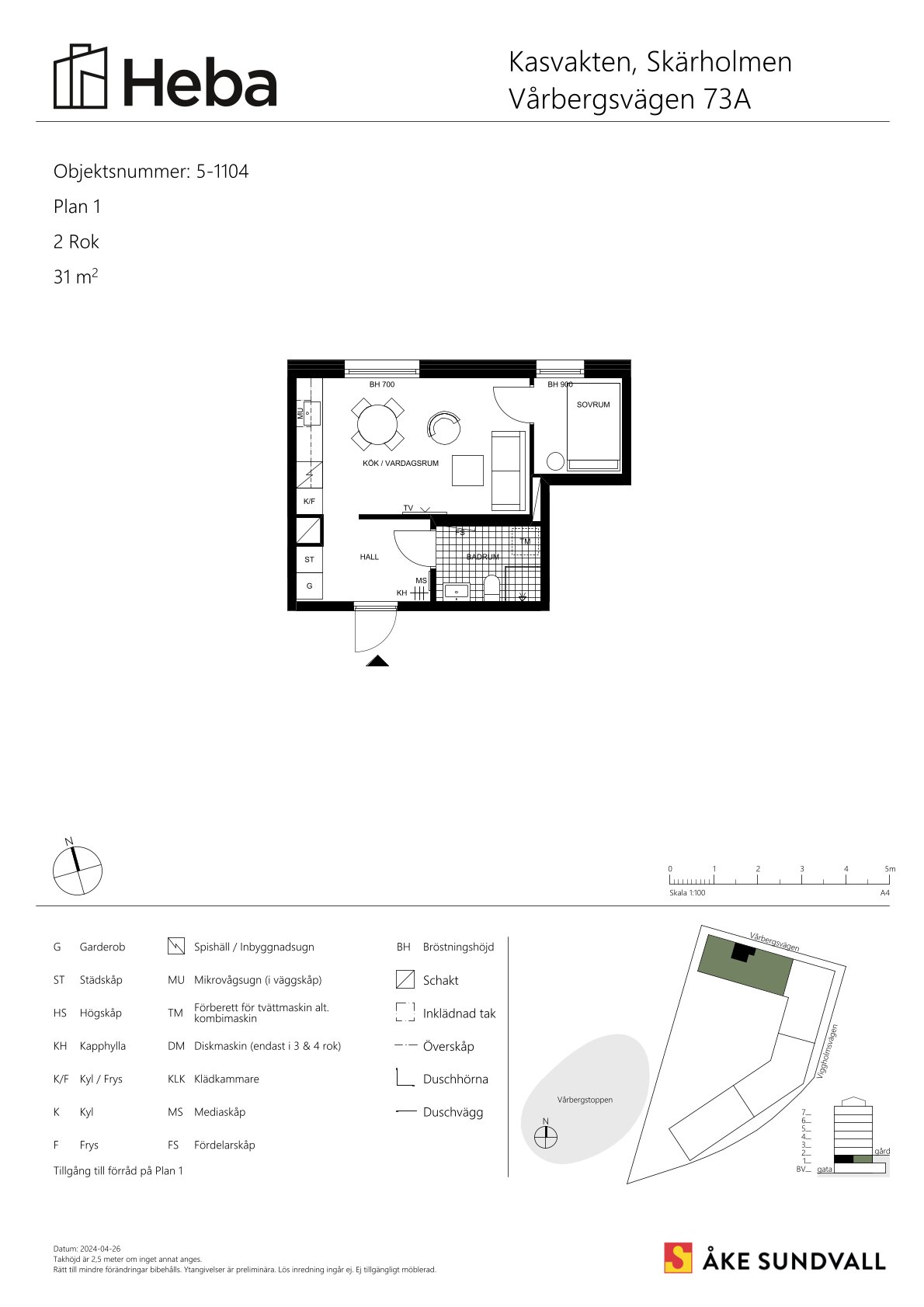2 rok · 31 m² i Stockholm – bild 7