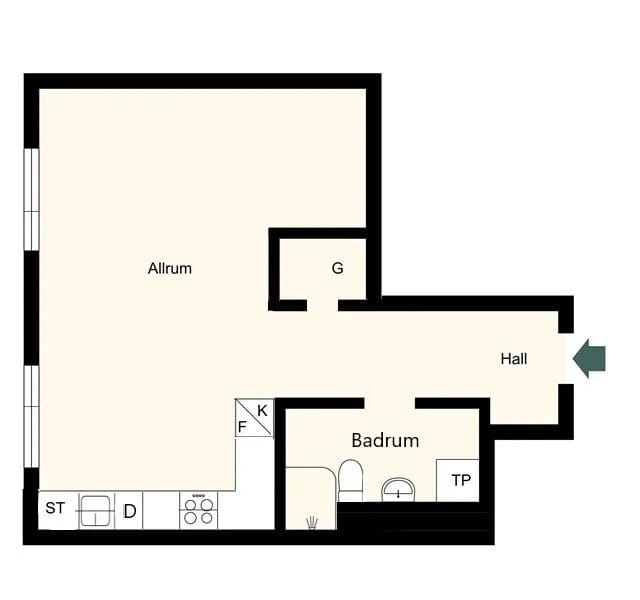 2 rok · 37 m² i Stockholm – bild 12